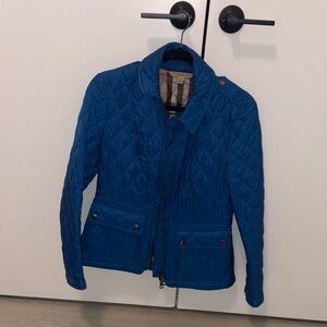 Blue Quilted Jacket